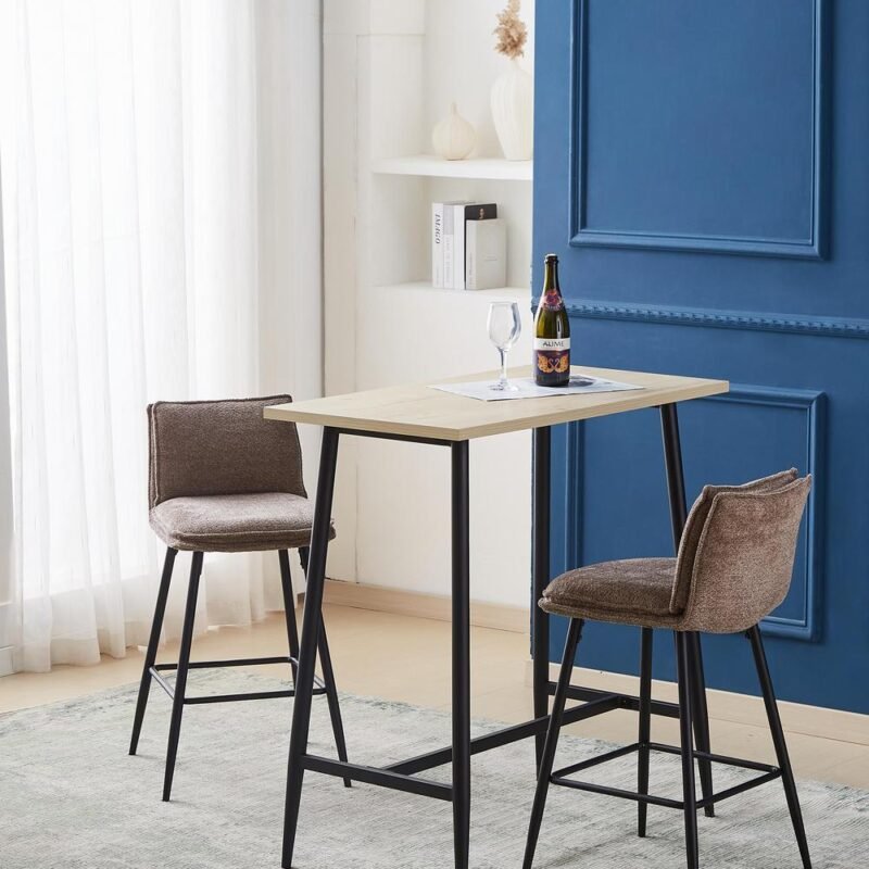 Rectangular Bar Table in Light Oak