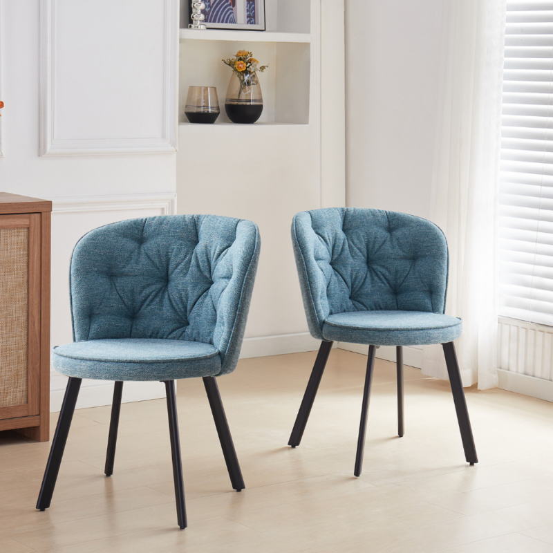 teal ches - Chesterfield effect dining chair terfield dining chairs