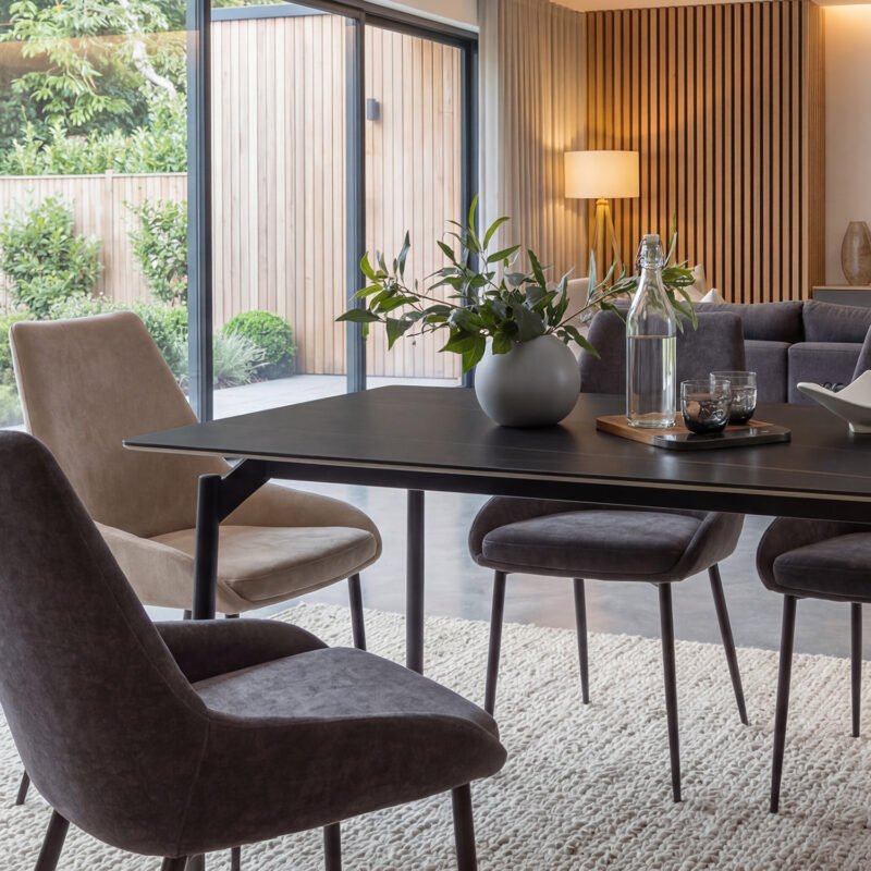 Black Marble Dining Table