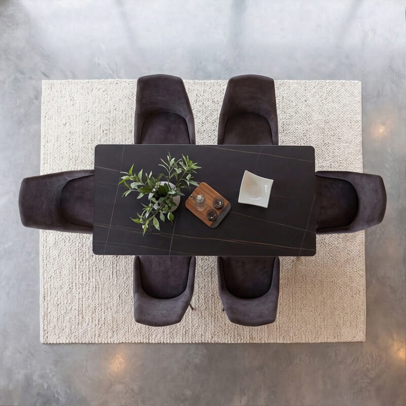 Duet dining table